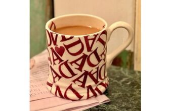 Seconds DAD Hellebore 1/2 Pint Mug