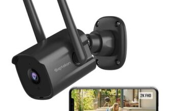 Septekon Outdoor Security Camera with Two Way Audio & Motion Detection
