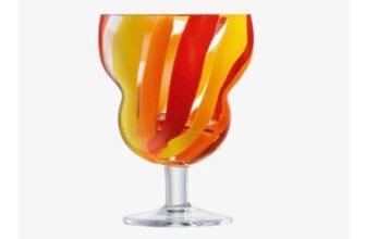 Set of 2 Folk Wine/Water Glasses 230ml