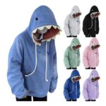Shark Hoodie Unisex UK Long Sleeve Fleece Oversized Novelty Sweatshirts