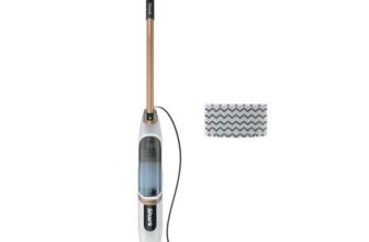 Shark SteamSpot with Steam Blaster S2001UK Steam Mop Inc. 2x Dirt Grip pads