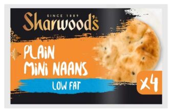 Sharwoods Low Fat Mini Nan – 4 Pack – In Store Sheffield