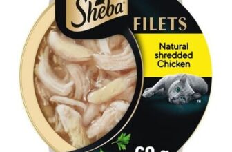 Sheba Fillets Wet Cat Food Tray with Chicken in Gravy 60g