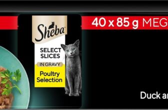 Sheba Select Slices Cat Wet Food – Poultry Selection in Gravy – 40x85g (Pack of 1)