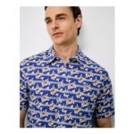 Short-Sleeve Linen-Blend Shirt