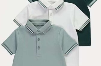 Short Sleeve Polo Shirts 3 Pack (1-1.5 Yrs / 1.5-2 Yrs) – Free C&C