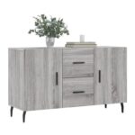 Sideboard Grey Sonoma 100x36x60 Cm Engineered Wood