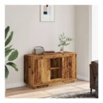 Sideboard Old Wood 102x35x60 Cm Engineered Wood