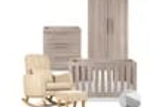 Silver Cross Bromley Oak Nursery Room Set with Mattress