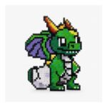 Simbrix Big Build Pixel Wall Art – Dragon