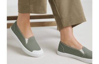 Simply Be Dalton Slip on Plimsole Trainers