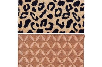 Single Embossed Coir Doormat in Assorted Styles
