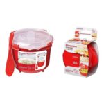 Sistema 1110ZS Rice Cooker 2.6L Red/Clear 1117ZS Egg Cooker Red
