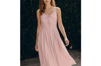 Size 14/16 Enorsia Tie Front Jersey Midi Dress
