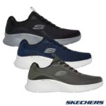 Skechers Lite Pro Frenner Mens Trainers (Black / Navy / Olive)