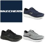 Skechers Mens Flex Flow Arlen Lace Up Trainers (3 Colours / Sizes 7-12) – Free Delivery With Code