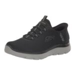 Skechers Mens Summits High Range Slip-in Shoes Black UK 5.5
