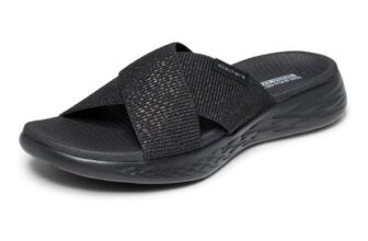 Skechers Womens On-the-Go 600 Glistening Black UK 5