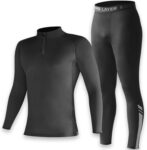 Skins for Boys Long Sleeve Top & Tights Football Compression Set Kids Thermal Base Layer Set, Football Skins Boys