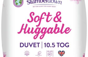 Slumberdown Soft & Huggable 10.5 Tog Duvet – Single – Free C&C