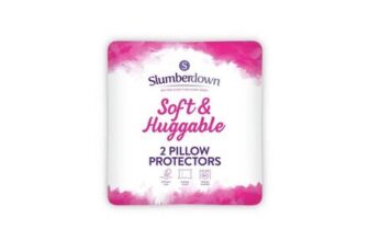 Slumberdown Soft and Huggable Pillow Protector Pair272/8500