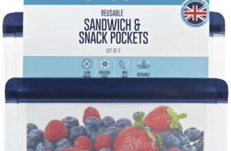 Smash Navy Blue Sandwich Bags – Pack of 2 – Free C&C