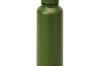 Smash Stainless Steel Double Wall Screw Top 500ml Rivus Water Bottle Olive