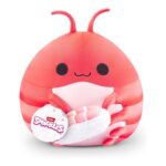 Snackles Non-Licensed Series 1 8-Inch Prawn Plush with Ebi Sushi