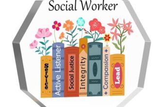 Social Worker Appreciation Desk Sign Gift for Colleagues