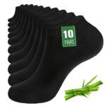 SockWaddles Mens Bamboo Low Cut Trainer Socks, Moisture-Wicking, 10 Pairs, Most Sizes/Colours – Sold by Canbao Store / FBA