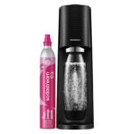SodaStream TERRA Sparkling Water Maker, Soda Stream Machine Starter Kit with 1 CO2 Gas Cylinder