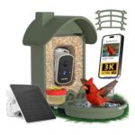 Solar Powered Wireless Bird Camera for Feeder and Bath