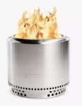 Solo Stove Bonfire 2.0 Stainless Steel Portable Smokeless Firepit & Stand, Silver Lifetime Warranty