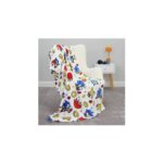 Sonic the Hedgehog Fleece Throw – White – 100x150cm