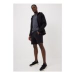 Souluxe Black Panel Jogger Shorts