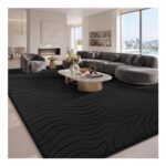 Sour Lemon Rug 160x230cm Black Living Room