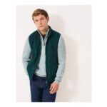 Space Dye Gilet in Green