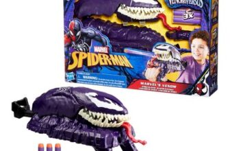 Spider-Man VenomVersus Venom Strike Blaster Nerf Toy