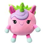 SquishPets Rainbow Unicorn Shelly Plush with Glitter Wings