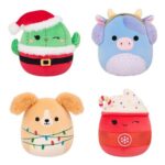 Squishmallows Original Christmas Holiday 4-Pack