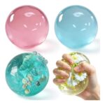 Squishy Fidget Toys, 4-Pack Coconut Oil Stress Balls for Adults