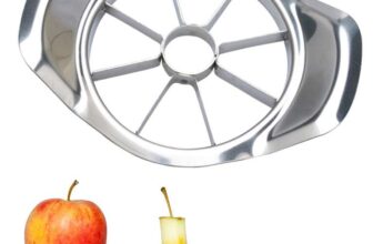 Stainless Steel Apple Slicer & Corer Easy Grip Handles – Sold by Disxun FBA