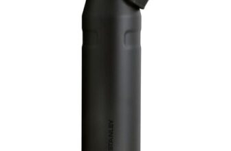 Stanley 1913 Flip Straw Sports Water Bottle 1.06L – Black