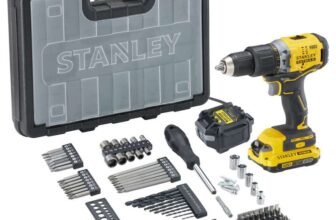 Stanley FatMax V20 18V Cordless Brushless Combi Drill with 100 Accessories and 1 x 2.0Ah Battery claim a free 4.0Ah battery