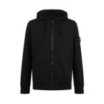 Stone Island Mens Full Zip Hooded Fleece