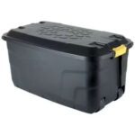 Strata Black Wheeled Storage Trunk 145L – Free C&C