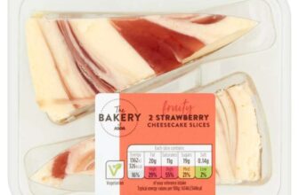 Strawberry /Zingy Lemon /Banoffee /Salted Caramel & Vanilla Cheesecake Slices 2 x 95g (190g)