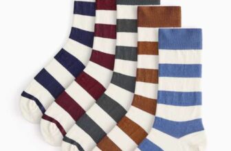 Striped Mens Ankle Socks, Pack of 5, size 6 – 8.5, free C&C