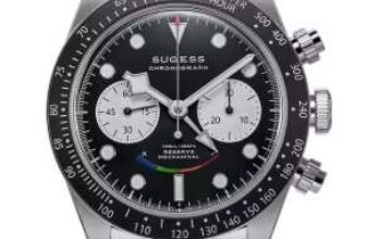 Sugess Chronograph Watch for Mens ST1907 Movement Mechanical Sapphire Crystal Wristwatch (with code) SUGESS Official Store