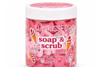 Sunkissed Strawberry Swirl Whipped Soap & Scrub